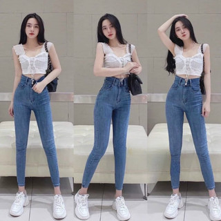 8 MẪU Quần JEAN Nữ Lưng Cao chuần shop VNXK bao đẹp chất lượng ,bó co giãn vải dày mịn( đổi trả nếu không ưng)