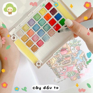 Bộ 12 Màu Nước Cơ Bản Koi SAKURA