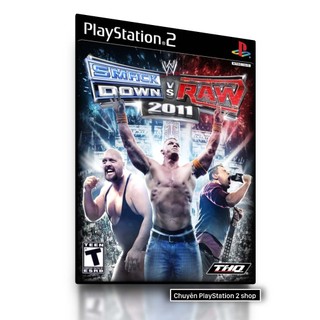 Đĩa game ps2, wwe smackdown! vs. raw 2011 cho máy game ps2