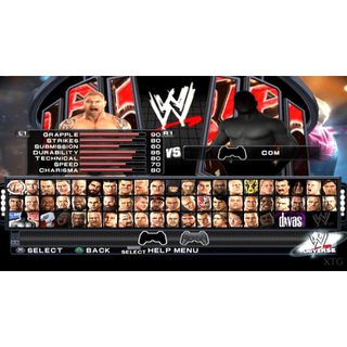 Đĩa game PS2, WWE SmackDown! vs. Raw 2011 (Đô vật) cho máy game PS2