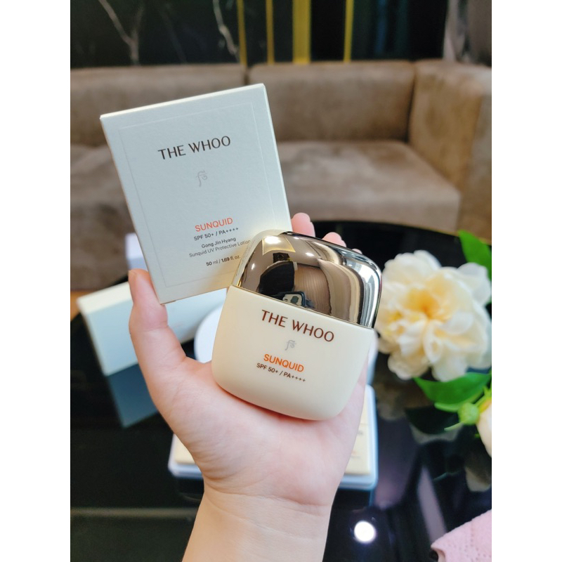 Set kem chống nắng whoo sunquid chính hãng