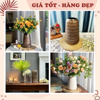 Lọ hoa đu đủ gốm sứ bát tràng cao cấp