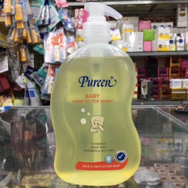 TẮM GỘI TOÀN THÂN CHO BÉ PUREEN PRO-VITAMIN B5 & VITAMIN E 750ML