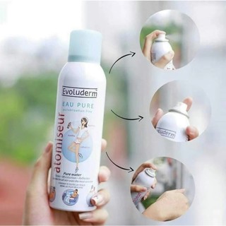 Xịt khoáng Evoluderm Atomiseur Eau Pure 150ml - 400ML