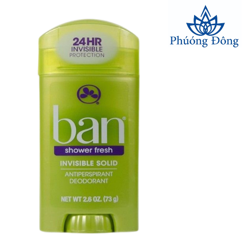 Sáp khử mùi nữ Ban Shower Fresh Invisible Solid 73g