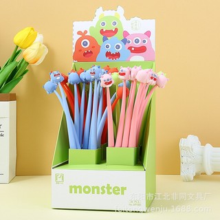 Bút silicone dẻo hình Monster đáng yêu