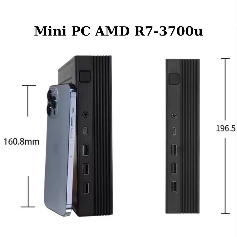 Bộ máy tính bàn Mini PC ITX chạy AMD R7 3700u với GPU vega 10 mạnh nhất phân khúc | RetroBox | BigBuy360 - bigbuy360.vn