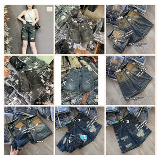 Quần short jeans ngố