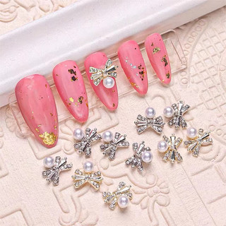 Charm hạt trai trang trí móng tay siêu xinh