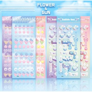 Zanmo nhãn dán sticker họa tiết dễ thương lấp lánh dùng để trang trí