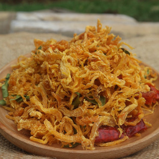100gr khô gà cay lá chanh (đóng túi zip)