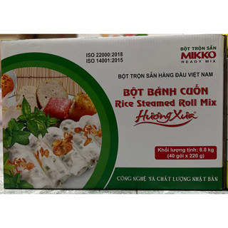 1 THÙNG Bột bánh cuốn 220gr (40 gói ) - MIKKO HƯƠNG XƯA