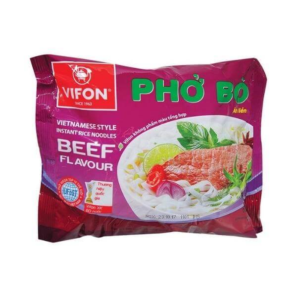 (VF) Combo 5 gói Phở bò / chay Vifon phở ăn liền gói 65 gr