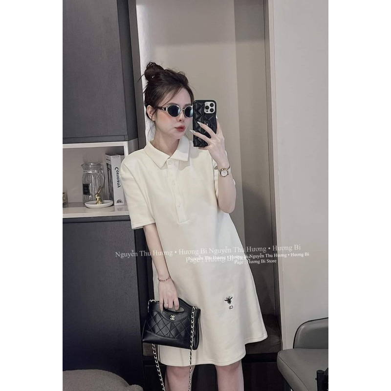 VÁY POLO CD TÚI SƯỜN THÊU