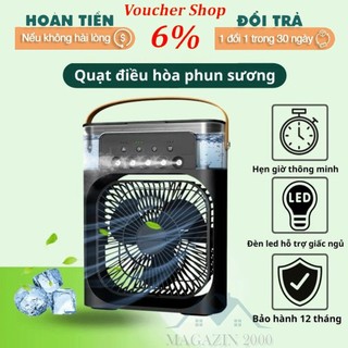 Quạt điều hoà hơi nước, Quạt điều hoà máy lạnh nhiều chế độ làm mát cực nhanh, Quạt phun sương hơi nước 5 lỗ để bàn