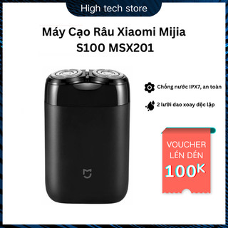 Máy cạo râu mini xiaomi mijia s100 msx201, 2 lưỡi, chống nước ipx7