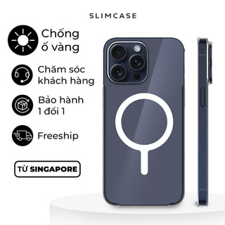 Ốp lưng điện thoại siêu mỏng Slimcase Unique 2 cho iP 15 Series. Trong suốt và hạn chế ố vàng.