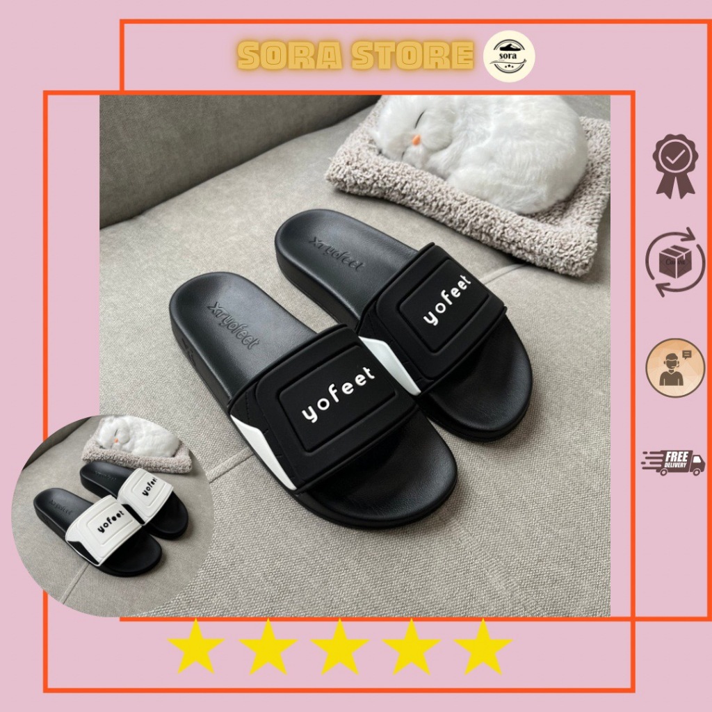 Dép nam nữ quai ngang XT YOFEET trend mới HOT MÃ BM10