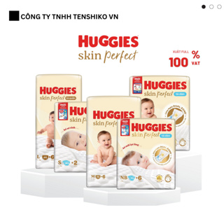 Bỉm Tã dán và quần Hàng chính hãng Huggies Skin Perfect NB76 S82 M79