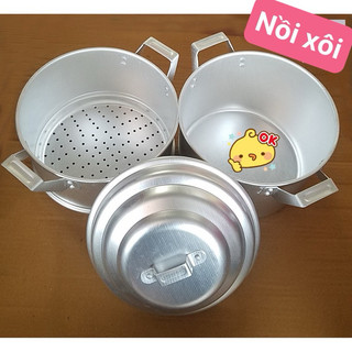 Chõ nấu xôi nhôm đủ cỡ