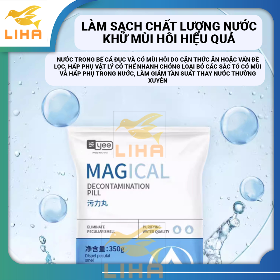 Hạt Lọc Purigen Magical Yee - Làm Trong Nước Hồ Cá, Khử Mùi Hôi Hiệu Quả