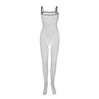 Bộ bodystocking lưới 2 dây xẻ đáy sexy