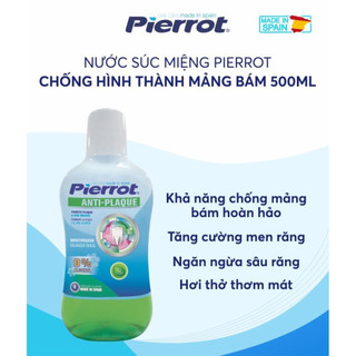 Nước Súc Miệng Sát Khuẩn Pierrot 500ml