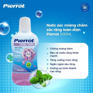 Nước Súc Miệng Sát Khuẩn Pierrot 500ml