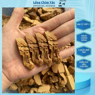 Bộ 4 chân quỳ lồng vuông chào mào, chân voi lồng chim chất liệu tre già cao cấp, chân quỳ lồng vuông bộ 4 chiếc
