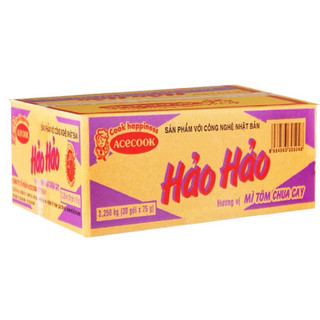 Thùng 30gói mì hảo hảo tôm chua cay 75gr