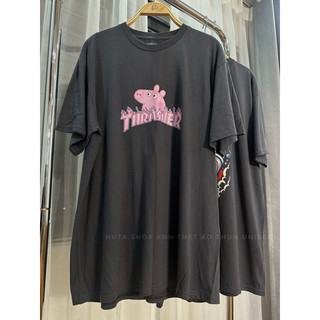 Áo thun unisex ghi xám lợn hồng đủ size kèm ảnh thật