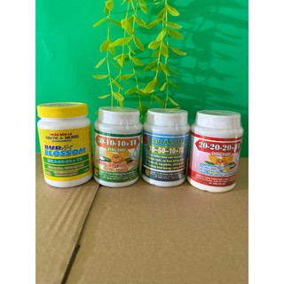 4 lọai phân bón lá growmore 6-30-30; 20-20-20; 30-10-10; 10-50-10 cung cấp đủ dinh dưỡng cho cây dành cho hoa lan cây cả