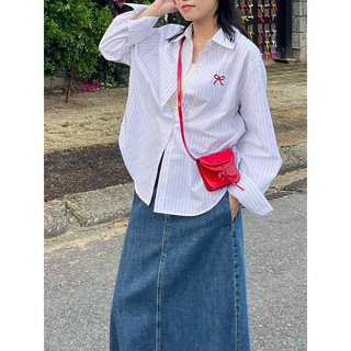 Áo sơmi nơ oversize