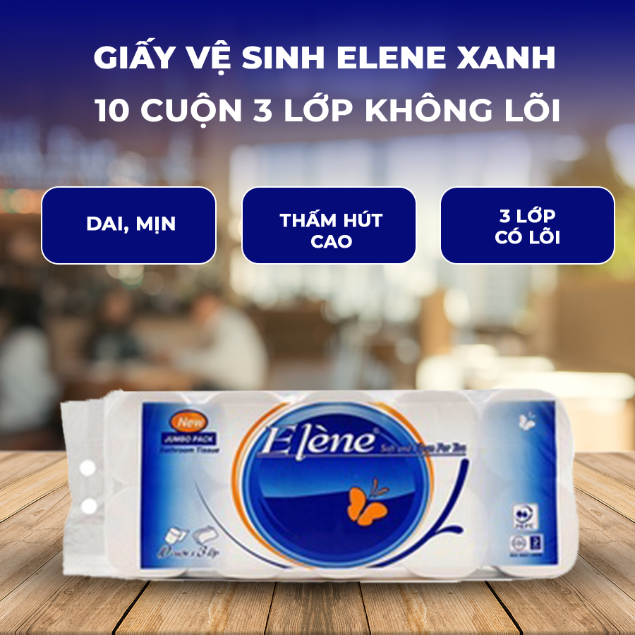 combo 2 GIẤY VỆ SINH 3 LỚP ELENE
