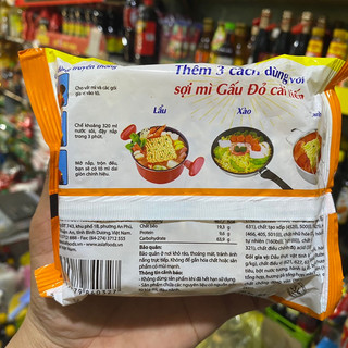 Mì Gấu Đỏ Sợi Phở Gói 65g