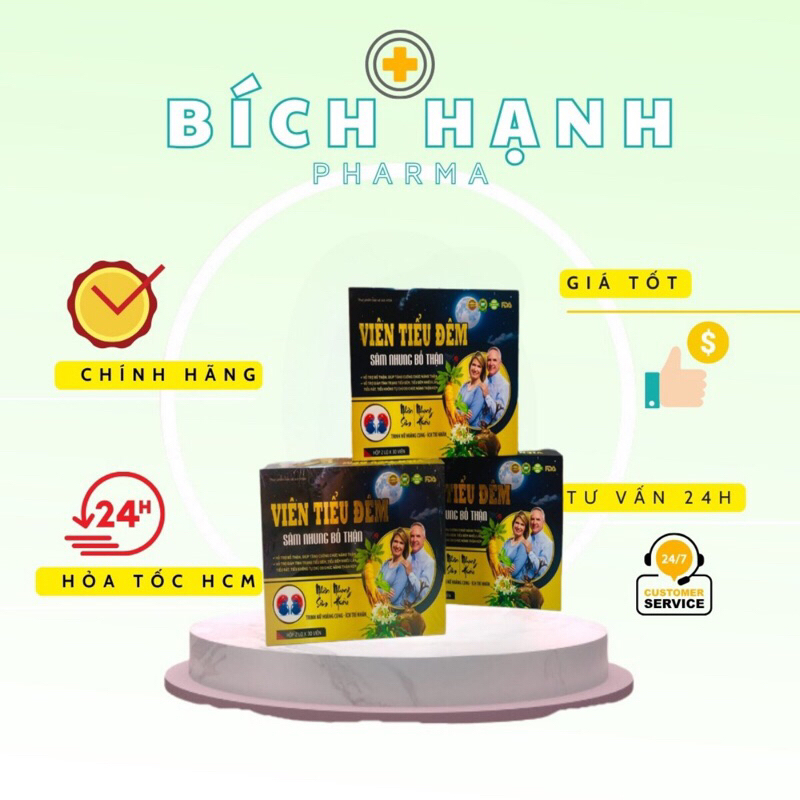 [ Hàng Chính Hãng ] VIÊN TIỂU ĐÊM SÂM NHUNG BỔ THẬN DIOPHACO (Hộp 2 lọ *30v)