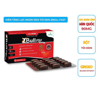 Viên uống ZBull Fast Giúp bồi bổ sức khỏe, giảm căng thẳng, mệt mỏi, giúp ăn ngon miệng.