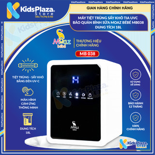 Máy tiệt trùng và sấy khô bình sữa uvc – ion moaz bébé mb 082 - uvc nano mb 073