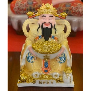 tượng thần tiền đá tài phát thờ cúng