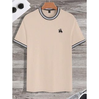 *Chính Hãng*Áo phông Nam 100% cotton cao cấp, hình thêu sắc nét, form dáng chuẩn, co giãn 4 chiều