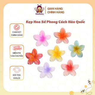 Kẹp Tóc Hoa Sứ Nhiều Màu Sắc Thời Trang Đi Biển Phong Cách Hàn Quốc