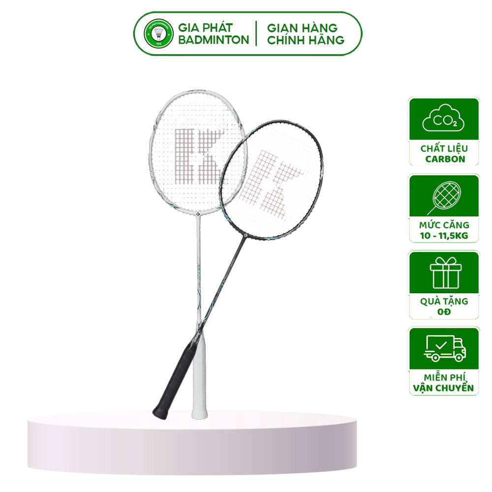 Vợt Cầu Lông Kumpoo Power Control K520 Pro Trắng Chính Hãng