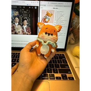 móc khoá chó shiba