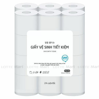 KHĂN GIẤY CUỘN LỐC 24 CUỘN