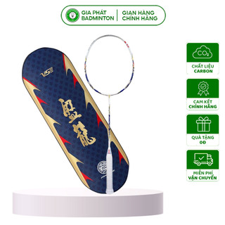 Vợt cầu lông vs panlong - trắng xanh chính hãng new