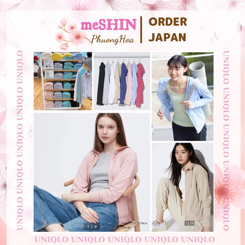 [Còn 375K Sau Áp Mã ] Áo Chống Nắng UNIQL0 Nữ Airism 2024 - Nhật Bản
