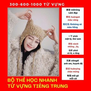 Địch lệ nhiệt ba thẻ học nhanh tiếng trung