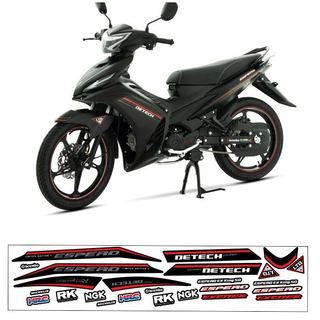 Tem exciter 50cc espero đen đỏ