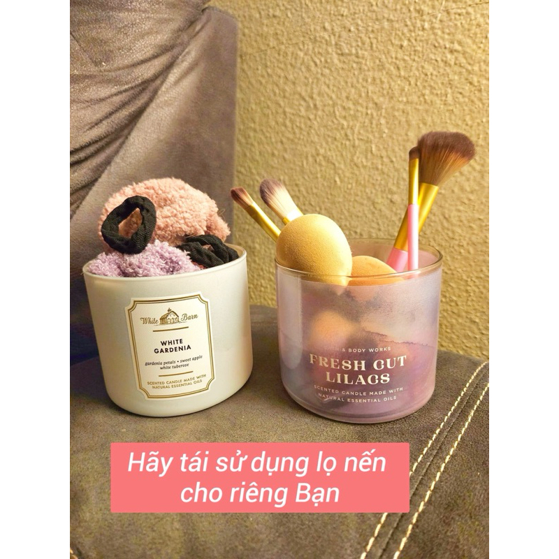 Nến thơm 1 bấc BBW 227g - Dòng White Barn