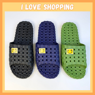Dép lỗ nhựa dẻo hình mặt cười đi trong nhà, văn phòng, nhà tắm thoáng khí êm chân